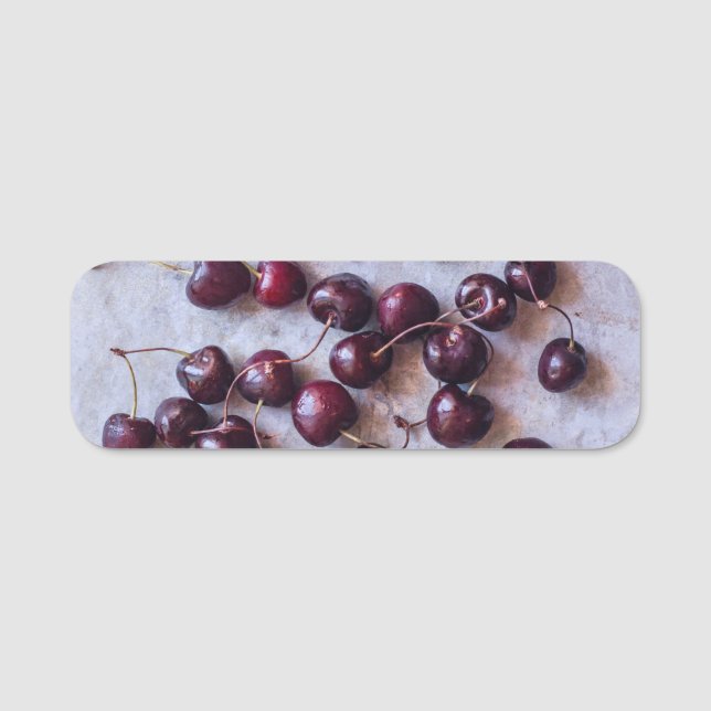Etiqueta Para Nombres Cherries (Anverso)