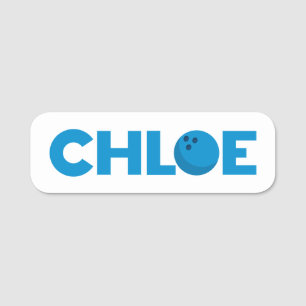 Etiqueta Para Nombres Chloe Bowling