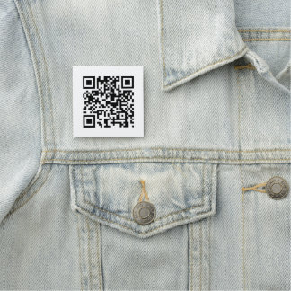 Etiqueta Para Nombres Código QR Simple claro y Minimalista moderno
