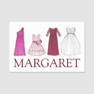 Etiqueta Para Nombres Consultor de novias Tienda de traje Boda vestido B