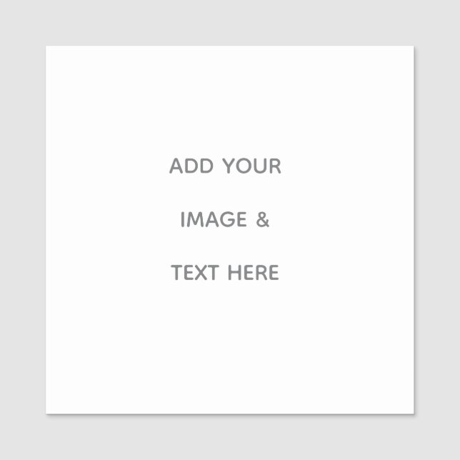 Etiqueta Para Nombres Create Your Own white  (Anverso)