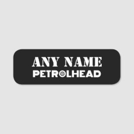 Etiqueta Para Nombres Cualquier nombre de Petrolhead personalizado