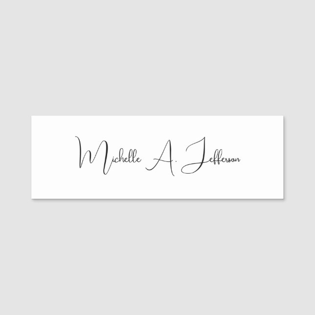 Etiqueta Para Nombres Culigrafía de caligrafía creativa nombre personali (Anverso)