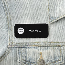 Etiqueta Para Nombres Custom Business Logo | Basic Employee Staff 