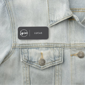 Etiqueta Para Nombres Custom Business Logo Basic Employee Staff Name Na