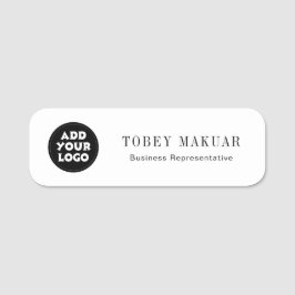 Etiqueta Para Nombres Custom Business Logo Employee Staff Name Tag