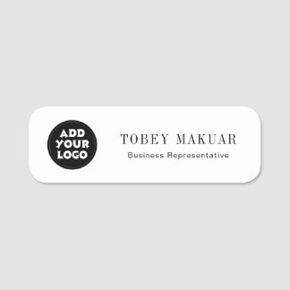Etiqueta Para Nombres Custom Business Logo Employee Staff Name Tag