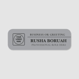 Etiqueta Para Nombres Custom Business Logo Staff Badge nametags