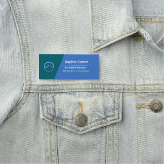 Etiqueta Para Nombres Custom Company Business Logo Employee Magnetic Nam