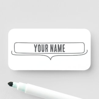 Etiqueta Para Nombres Custom Name Tag – Speech Frame