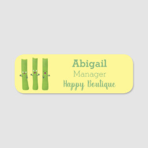 Etiqueta Para Nombres Cute apio palitos trio verduras personalizados
