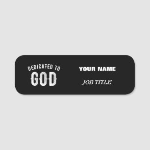 ETIQUETA PARA NOMBRES DEDICADO A DIOS PERSONALIZABLE GUAY TEXTO BLANCO