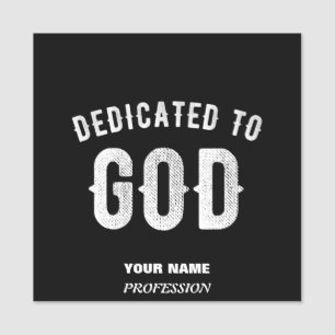 ETIQUETA PARA NOMBRES DEDICADO A DIOS PERSONALIZABLE GUAY TEXTO BLANCO