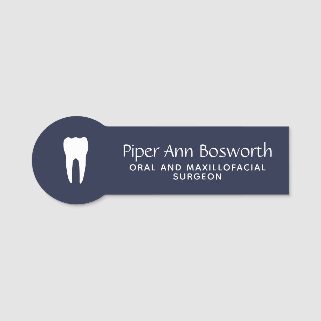 Etiqueta Para Nombres Dental Staff Badge (Anverso)