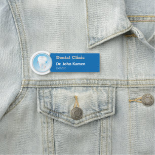 Etiqueta Para Nombres Dentista Logotipo moderno de los dientes