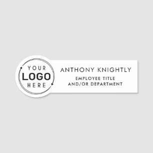 Etiqueta Para Nombres Departamento de títulos de nombres de logotipo
