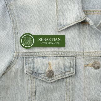 Etiqueta Para Nombres Detalles del empleado/personal con logotipo person