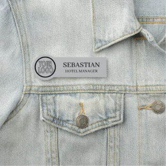 Etiqueta Para Nombres Detalles del empleado/personal con logotipo person