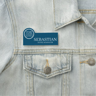 Etiqueta Para Nombres Detalles del empleado/personal con logotipo person