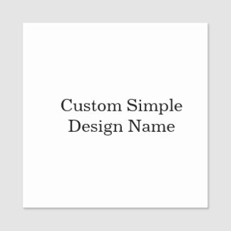 Etiqueta Para Nombres Diseño personalizado 2" X 2" cuadrado