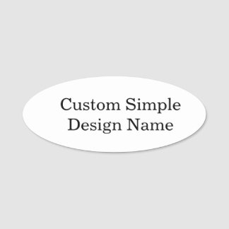 Etiqueta Para Nombres Diseño personalizado 3" X 1.25"