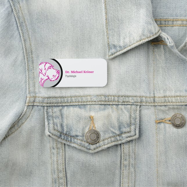 Etiqueta Para Nombres Dogge  (In situ)