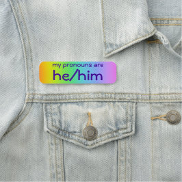 Etiqueta Para Nombres "Él/él" Pronouns Pin