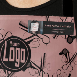 Etiqueta Para Nombres Elegante experto en imágenes de perfil rosado negr