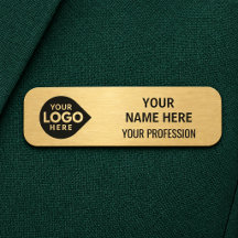 Elegante Oro Personaliza Tu Logotipo Aquí Empleado