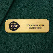 Elegante Oro Personaliza Tu Logotipo Aquí Empleado