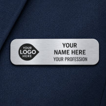 Elegante Plata Personaliza Tu Logotipo Aquí Emplea