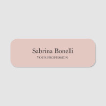 Elegante único color sencillo Rosa dorado