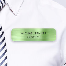 Elegante Verde Metálico Profesional Empresa