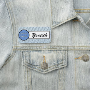 Etiqueta Para Nombres Elemento de símbolo Aquarius Zodiac por K Yoncich