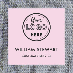 Etiqueta Para Nombres Empleado con logotipo de Personalizado profesional
