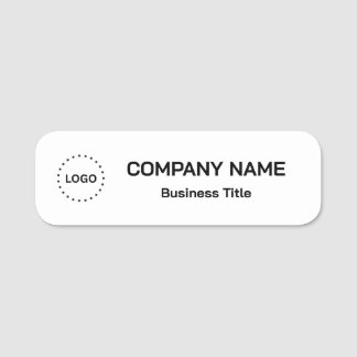 Etiqueta Para Nombres Empleado de promoción de marca simple