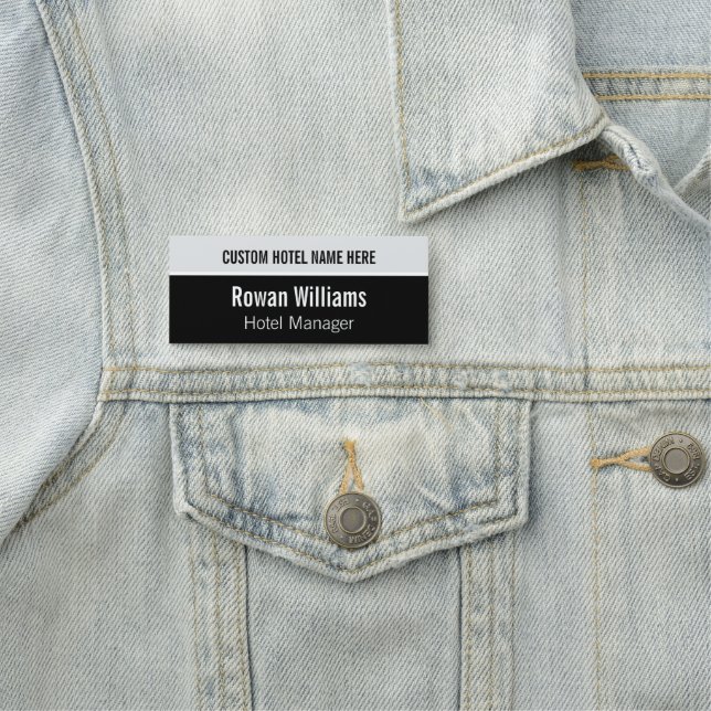 Etiqueta Para Nombres Empleado moderno Personalizado (In situ)