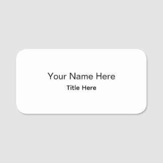 Etiqueta Para Nombres Empleado profesional personalizado y personalizado