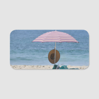 Etiqueta Para Nombres En la Playa