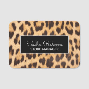 Etiqueta Para Nombres estela de moda safari manchas leopardo de moda est