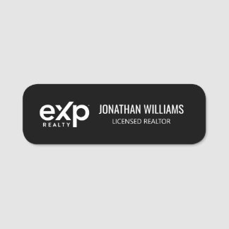 Etiqueta Para Nombres EXP Realty Name Tag