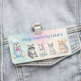 Etiqueta Para Nombres Fiesta infantil Planner Pastel Teddy Bear logotipo