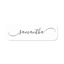 Firma con curva elegante y florituras