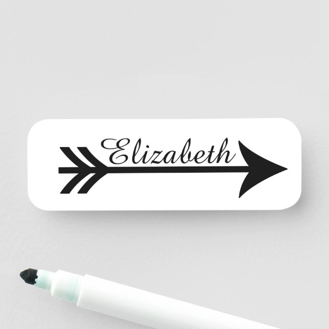 Etiqueta Para Nombres Flecha personalizada (In situ)