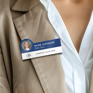 Etiqueta Para Nombres Foto de título de logotipo personalizado Empleado 