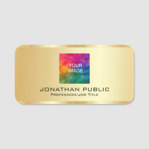 Etiqueta Para Nombres Foto O Logo De Los Empleados De personalizable Aqu