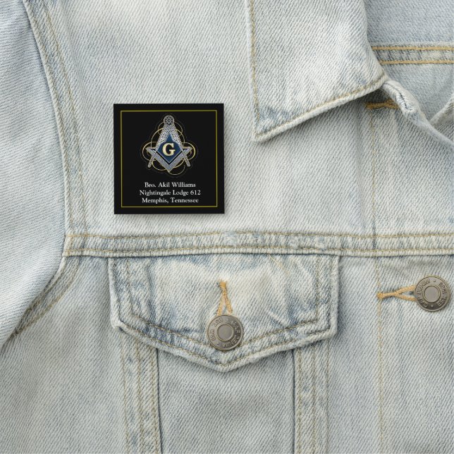 Etiqueta Para Nombres Freemason (In situ)