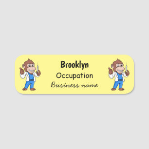 Etiqueta Para Nombres Funny orangutan ape personalizado médica