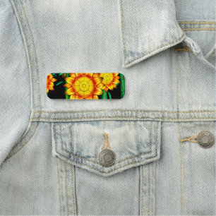 Etiqueta Para Nombres Girasoles de llamarada solar