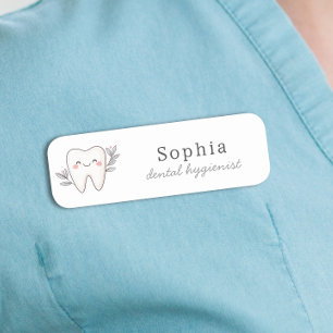 Etiqueta Para Nombres Higienista Dental Adorable